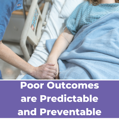 Poor Outcomes are Predicatable and Preventable
